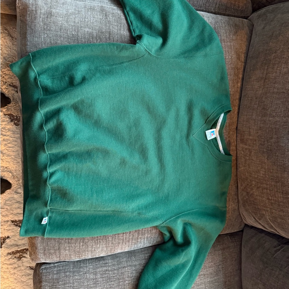 Russell Green Crewneck Sweatshirt